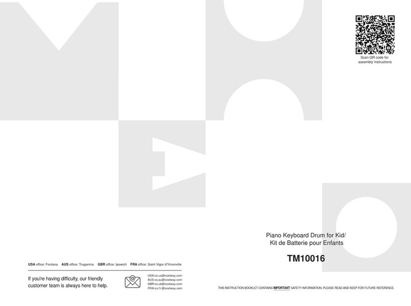 Costway TM10016 User manual