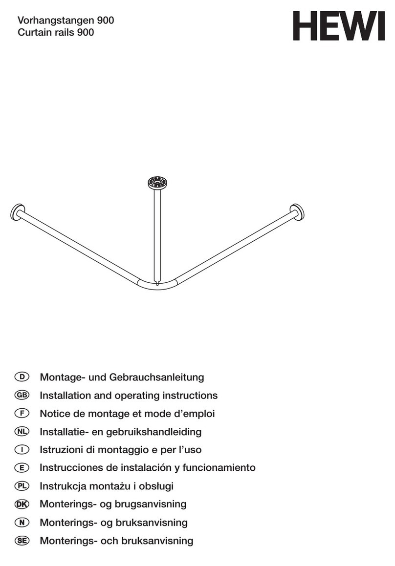 Hewi 900 Installation and operating instructions
