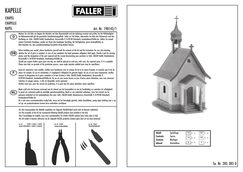 Faller 190142 manual