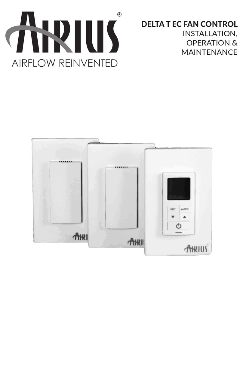 Airius Delta-T EC Owner's manual