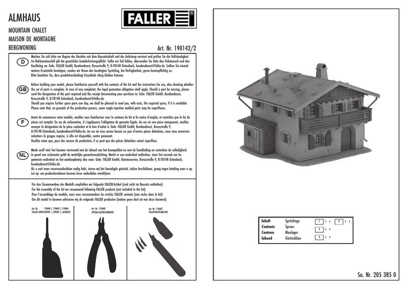 Faller 190142/2 User manual