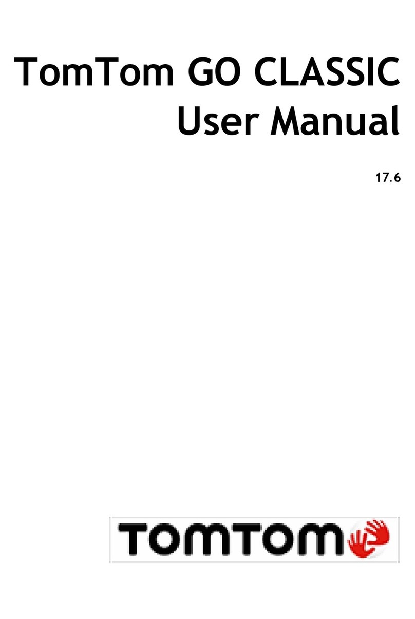 TomTom GO CLASSIC User manual TomTom GO CLASSIC User manual