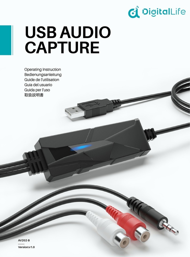 Digital Life DL-AV202-B Operating instruction Digital Life DL-AV202-B Operating instruction