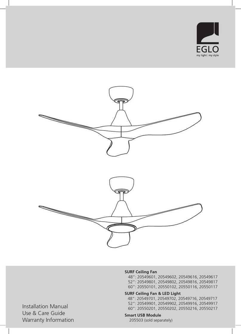 Eglo SURF 20549701 installation manual
