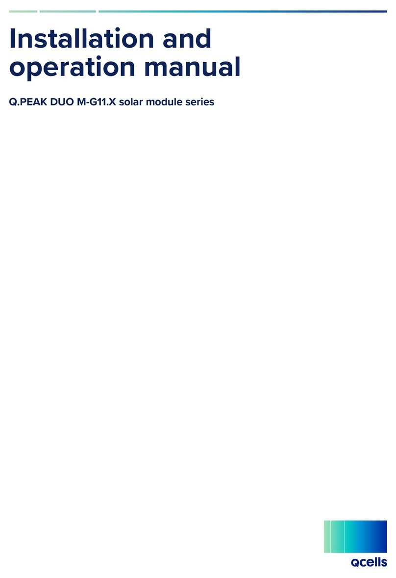 Qcells Q.PEAK DUO M-G11A User manual