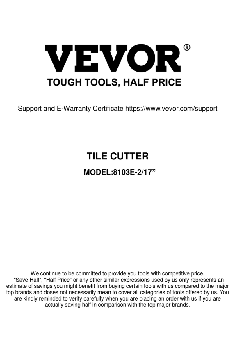 VEVOR 8103E-2/17 User manual
