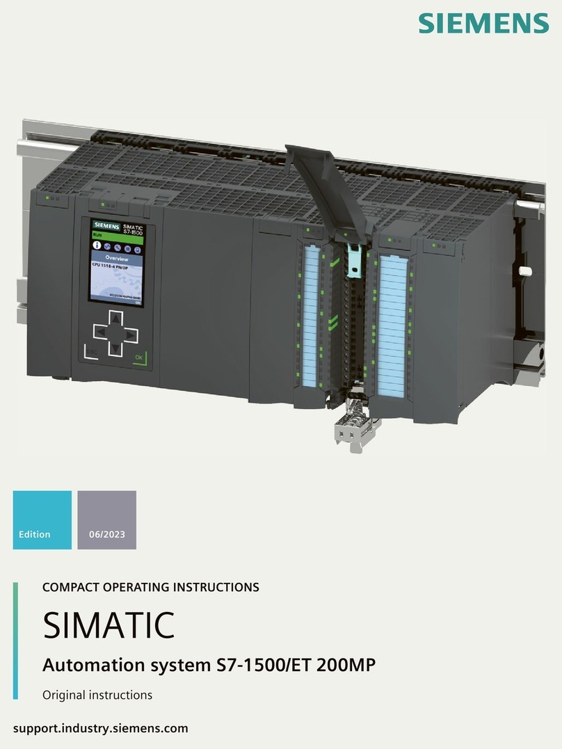 Siemens Simatic S7-1500/ET 200MP Administrator guide