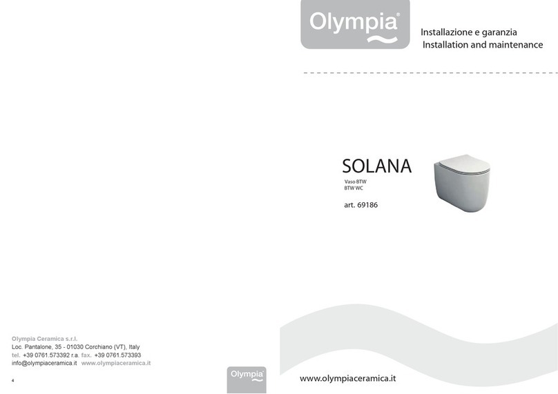 Olympia 69186 Installation and Maintenance