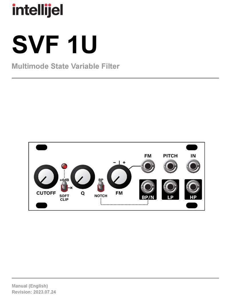 Intellijel SVF 1U manual