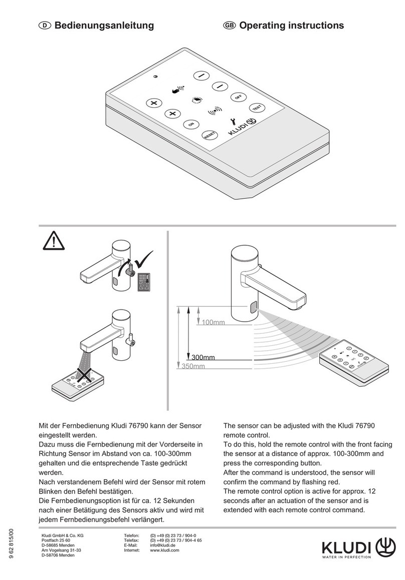 Kludi 76790 User manual