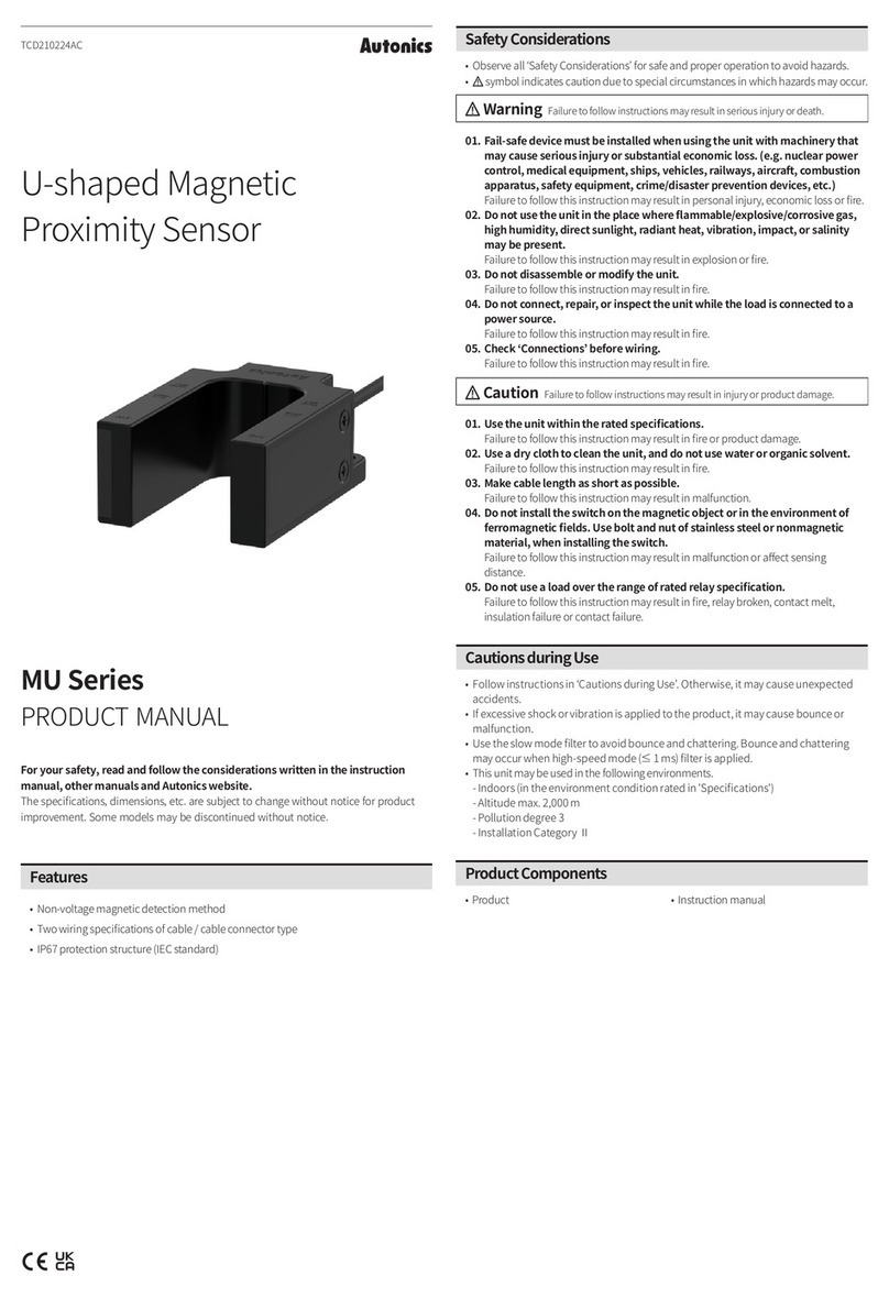 Autonics MU Series User manual