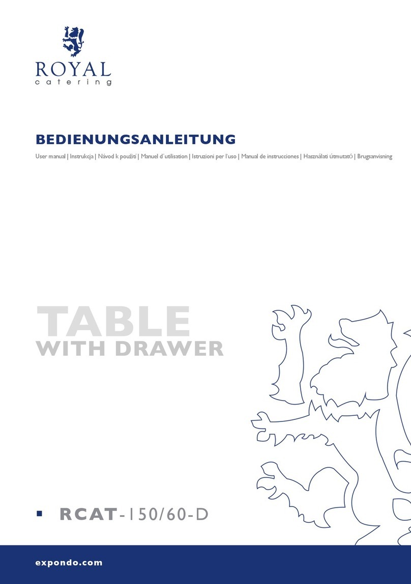 Royal Catering RCAT-150/60-D user manual