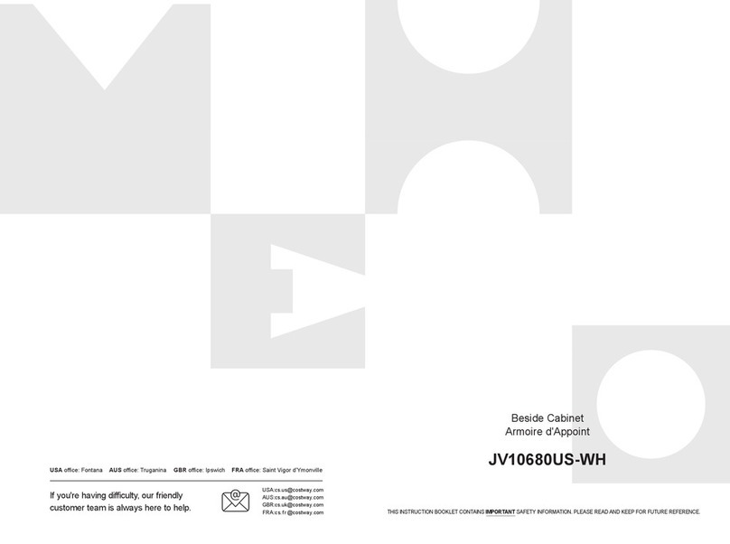 Costway JV10680US-WH Instruction booklet