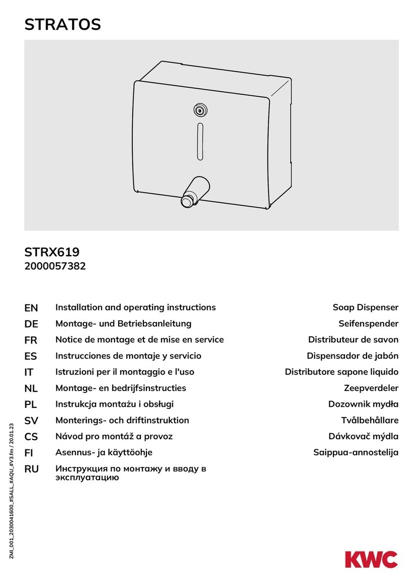 KWC STRATOS STRX619 User manual
