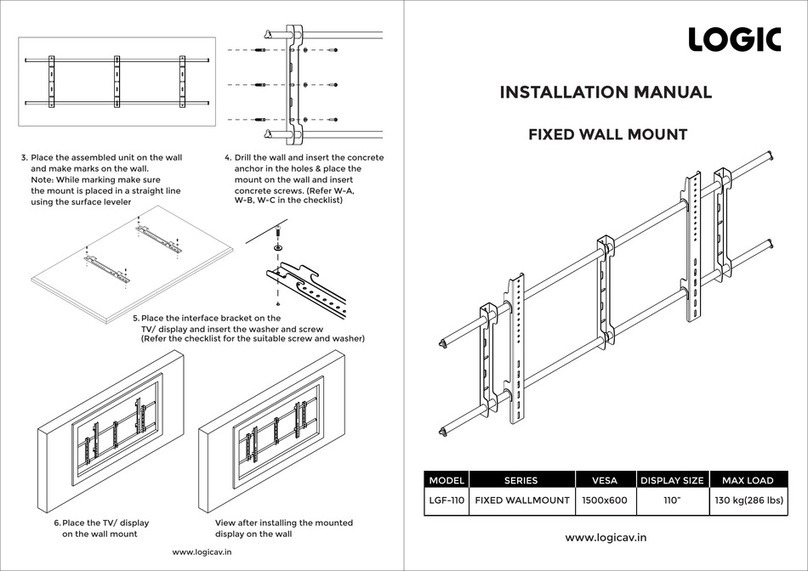 Logic LGF-110 installation manual