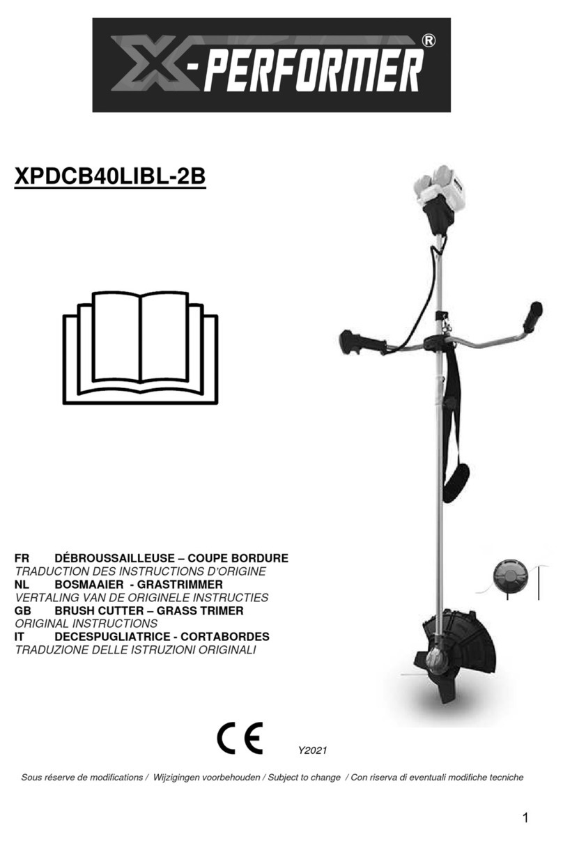 X-PERFORMER XPDCB40LIBL-2B Original instructions