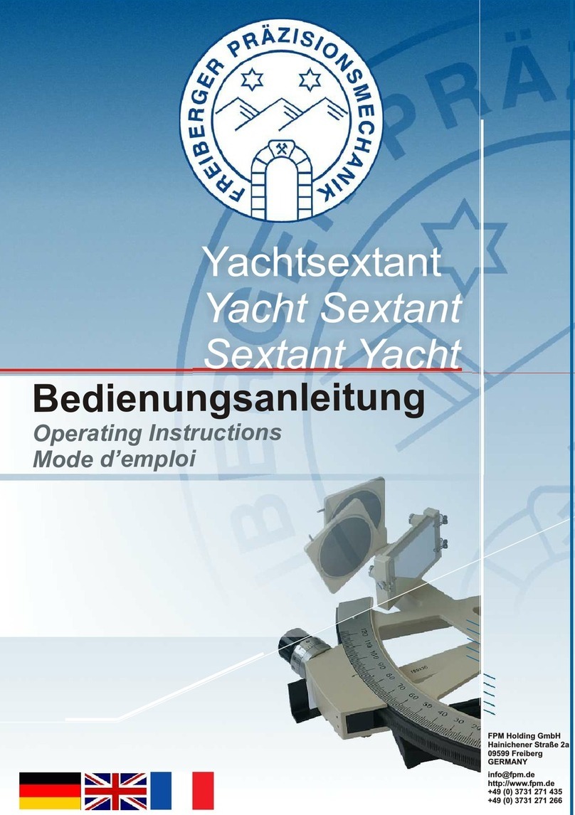 FPM YACHT SEXTANT User manual