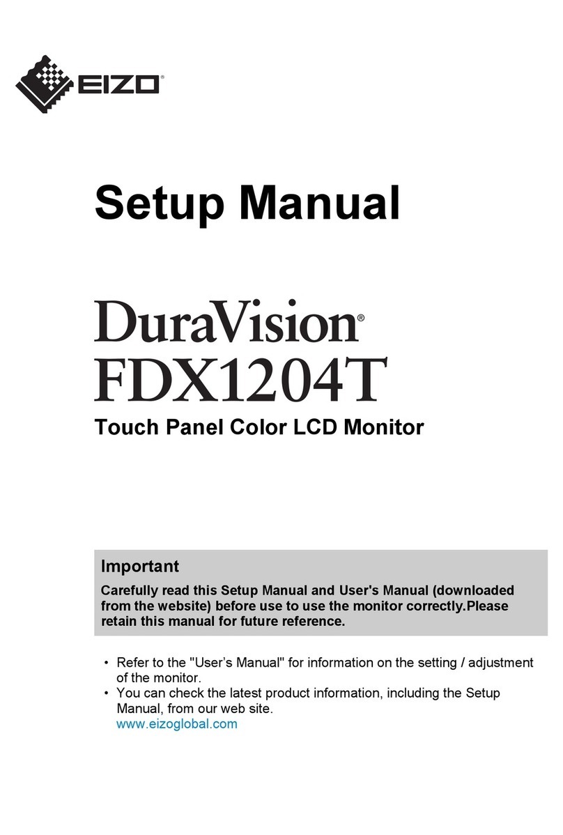 Eizo DuraVision FDX1204T User guide