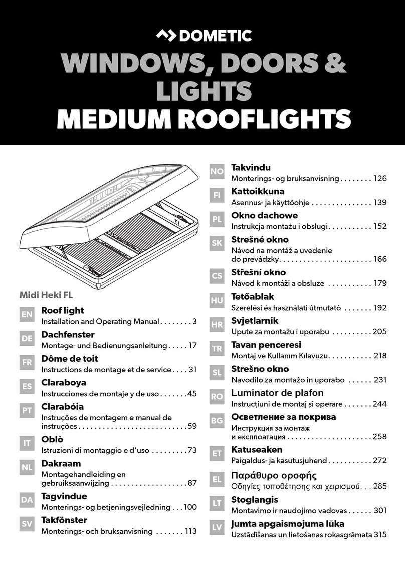 Dometic Midi Heki FL User manual