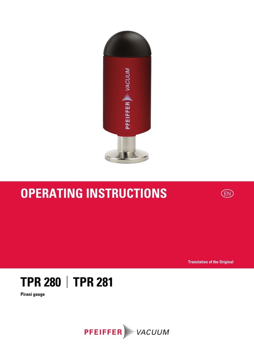 Pfeiffer Vacuum TPR 280 User manual