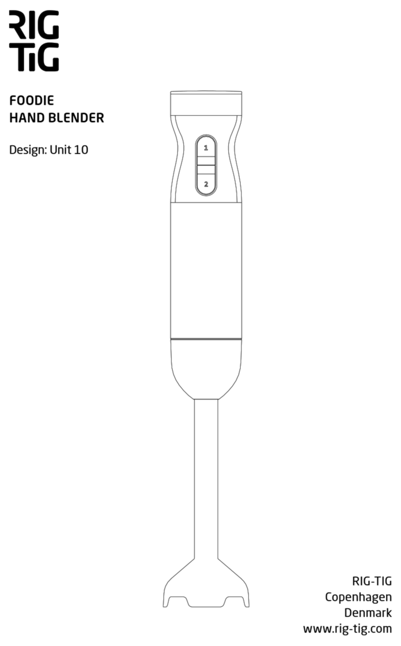 RIGTIG FOODIE Z00606-1 manual