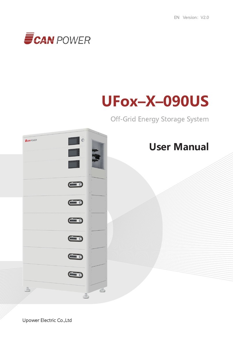 UPOWER CAN POWER UFox-X-090US user manual