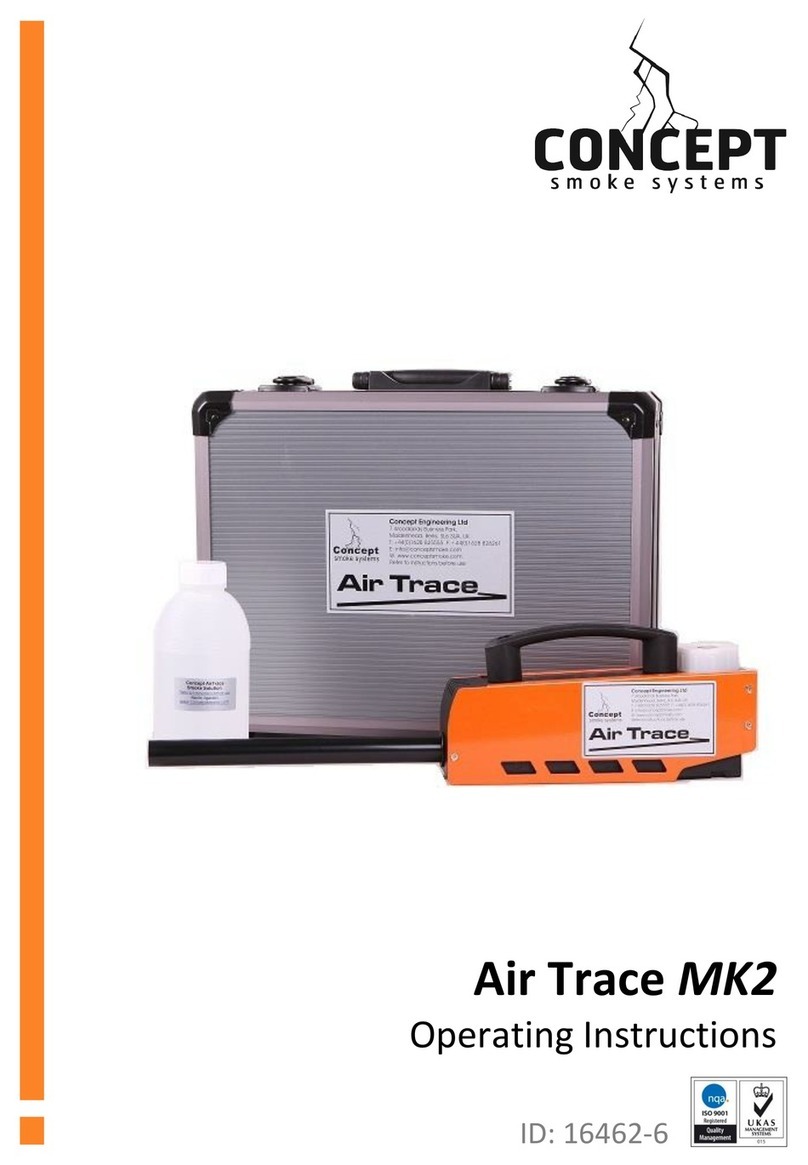 Concept2 Air Trace MK2 operating instructions