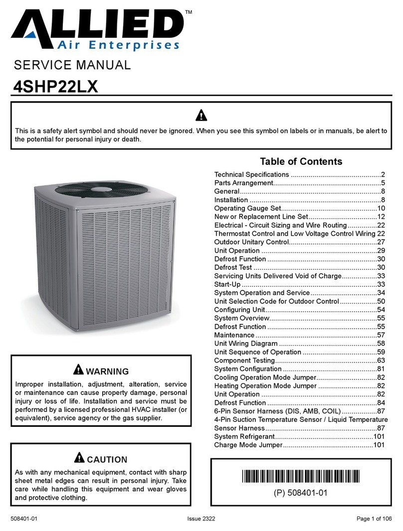 Allied 4SHP22LX User manual