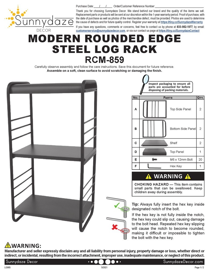 Sunnydaze Decor RCM-859 User manual Sunnydaze Decor RCM-859 User manual