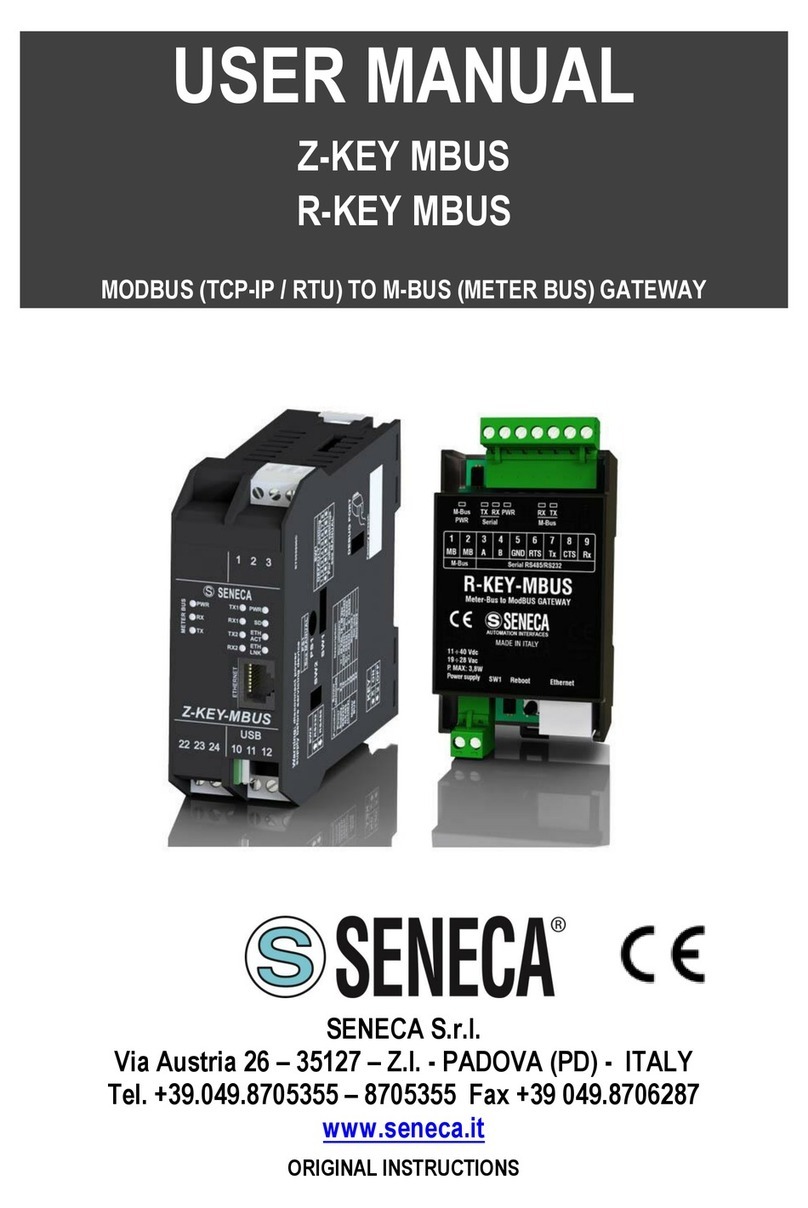Seneca Z-KEY MBUS user manual