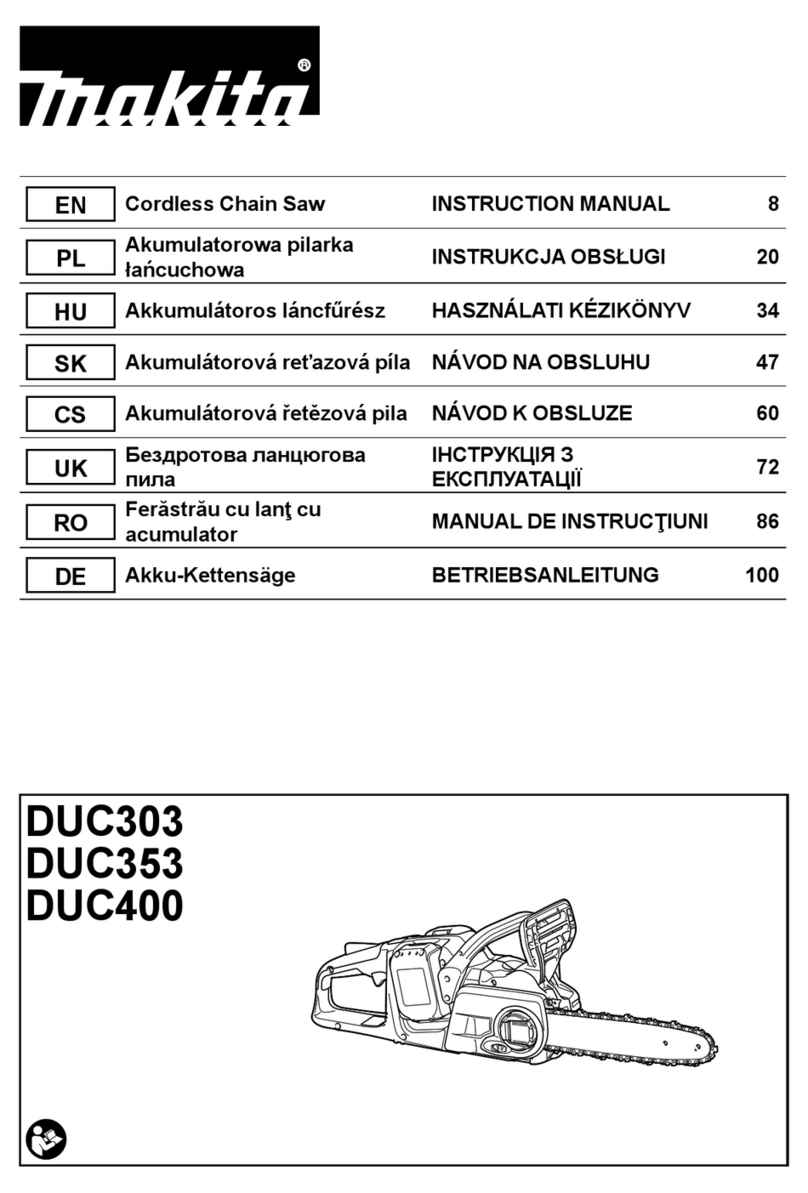 Makita DUC303 User manual