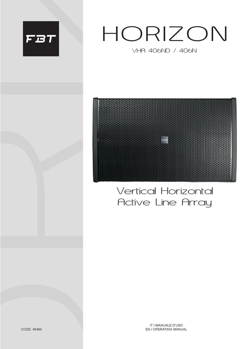 Fbt HORIZON VHA406ND User manual Fbt HORIZON VHA406ND User manual