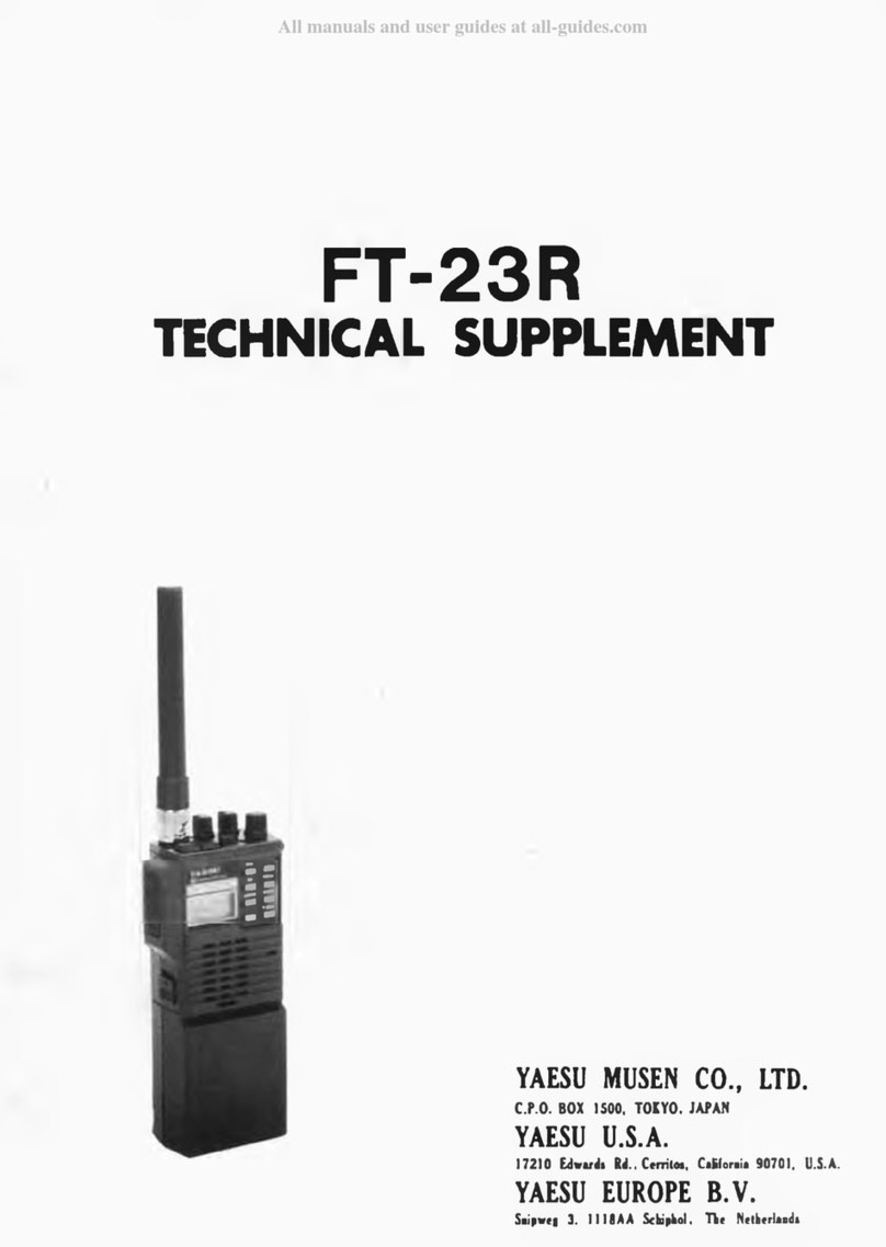 Yaesu FT-23R MKII Manual