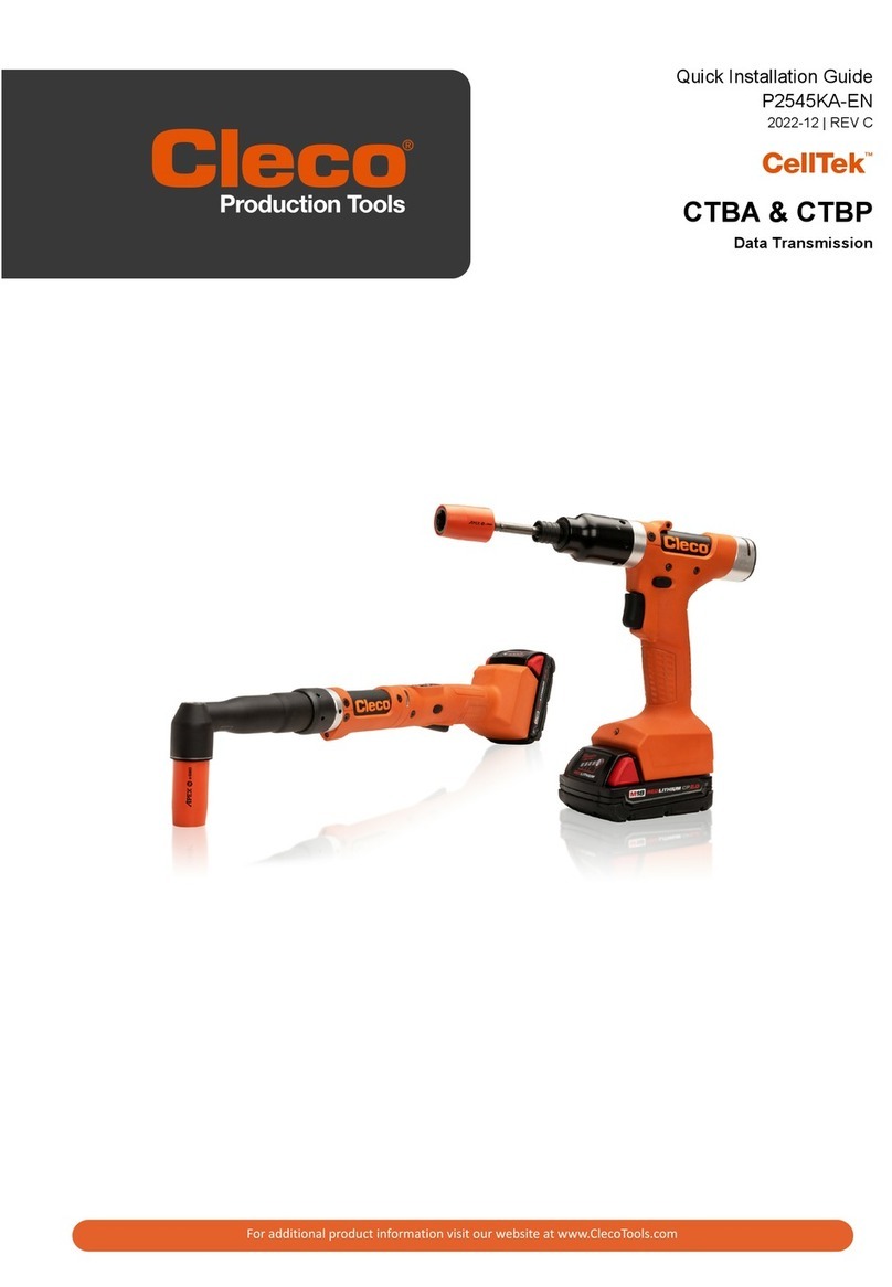 Cleco CellTek CTBA User manual