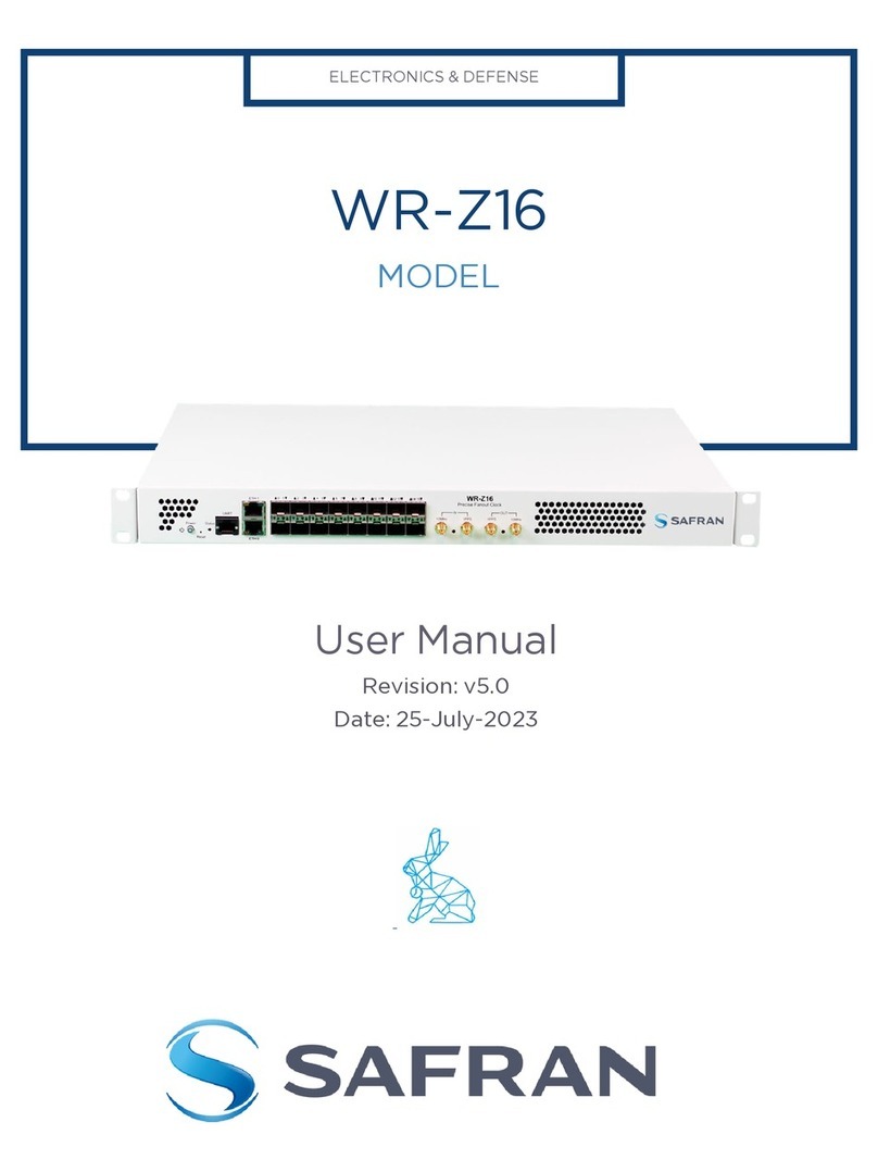 Safran WR-Z16 user manual