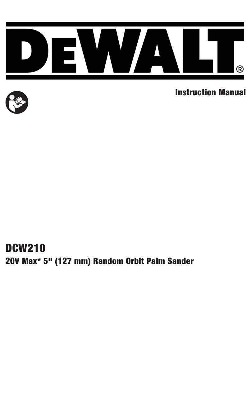 DeWalt DCW210 User manual