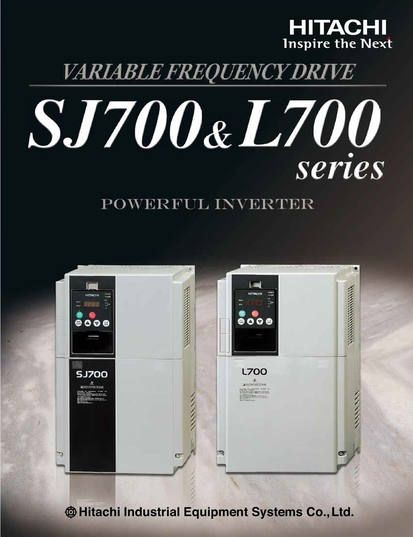 Hitachi SJ700 Series Software User manual