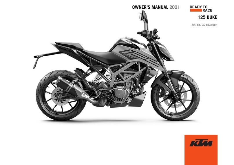 KTM 125 DUKE 2021 User manual KTM 125 DUKE 2021 User manual