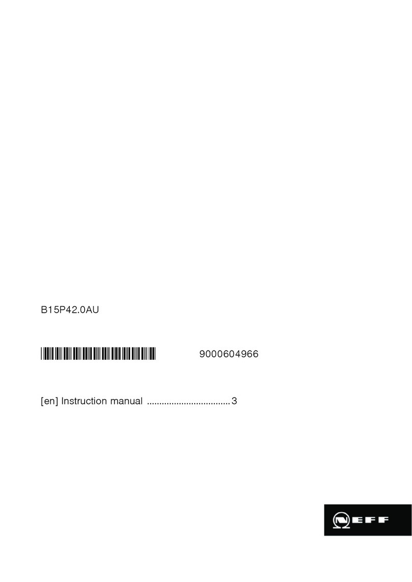 NEFF B15P42.0AU User manual NEFF B15P42.0AU User manual