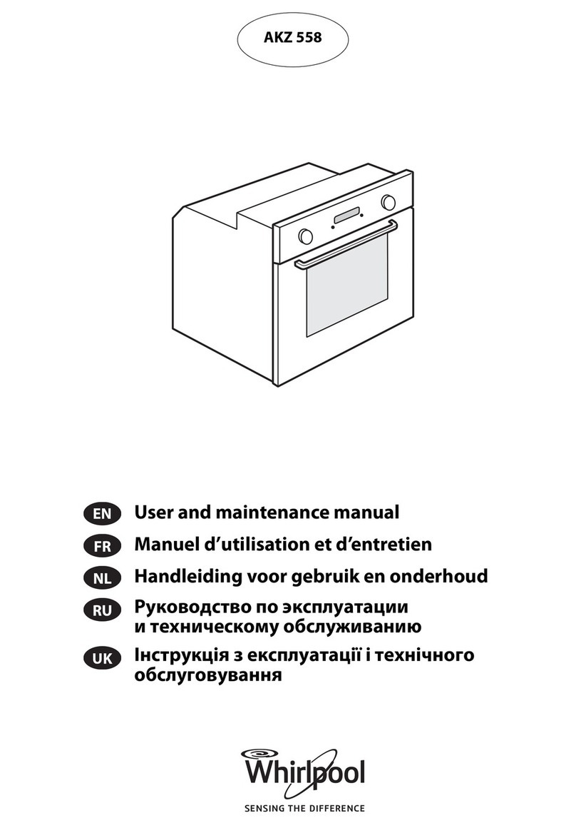 Whirlpool AKZ 558 User and maintenance manual