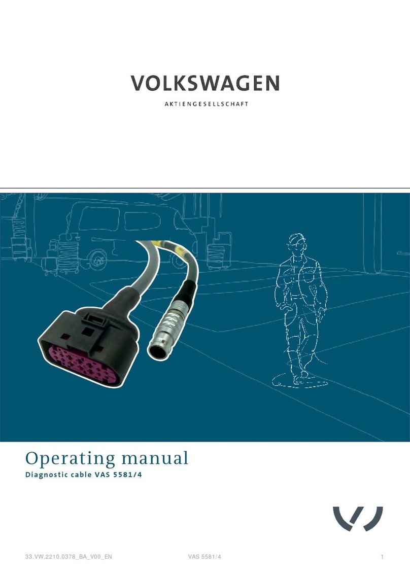Volkswagen VAS 5581/4 operating manual