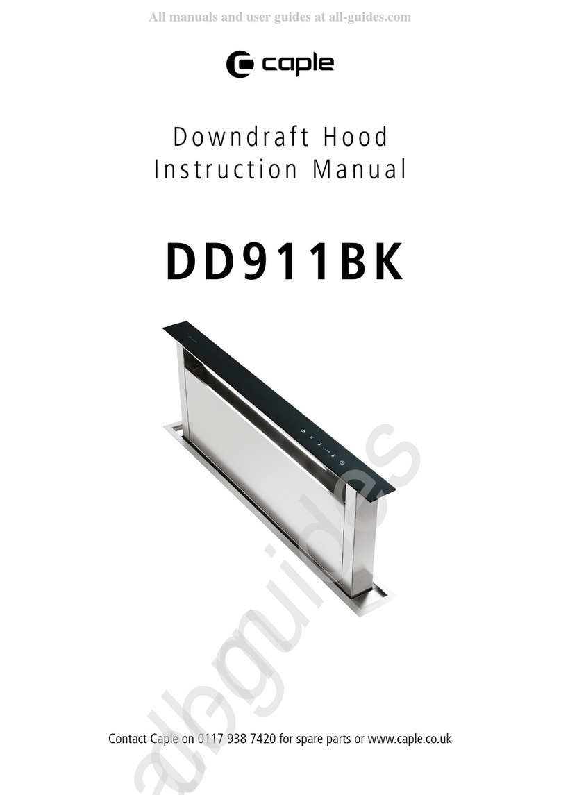 Caple D911BK User manual