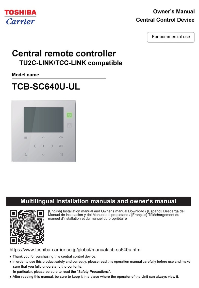 Toshiba TCB-SC640U-UL User manual