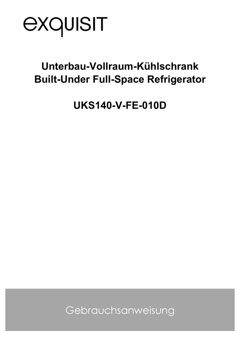 Exquisit UKS140-V-FE-010D manual
