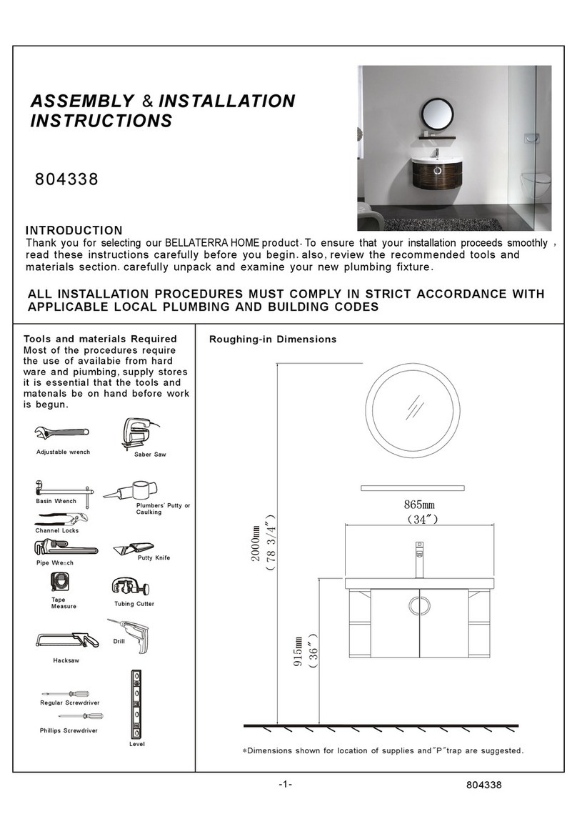BELLATERRA HOME 804338 Programming manual