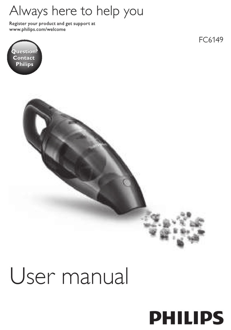Philips MiniVac FC6149/02 user manual