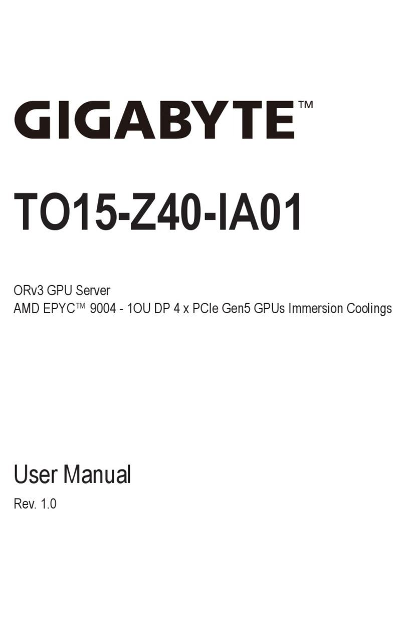 Gigabyte TO15-Z40-IA01 user manual