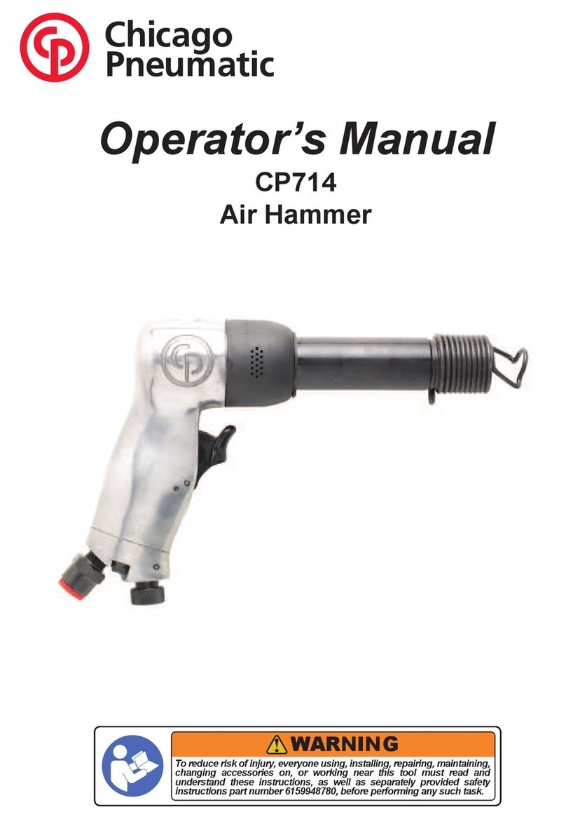 Chicago Pneumatic CP714 Operator's manual Chicago Pneumatic CP714 Operator's manual