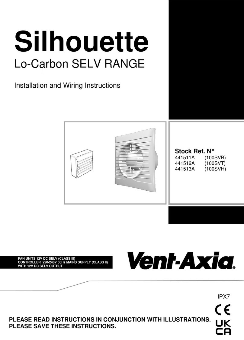 Vent-Axia 441511A Assembly instructions