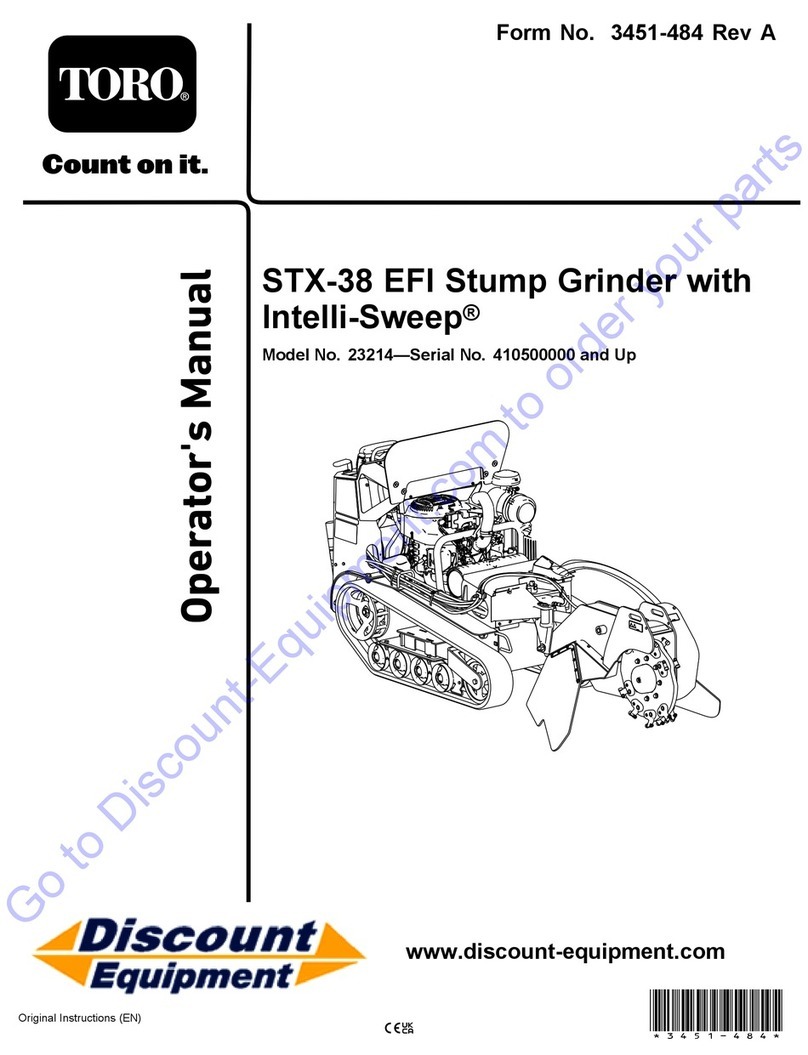 Toro STX-38 EFI User manual